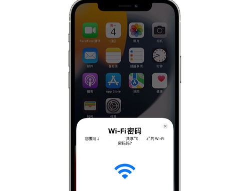 青冈苹果15维修店分享iPhone15如何共享Wi-Fi密码 